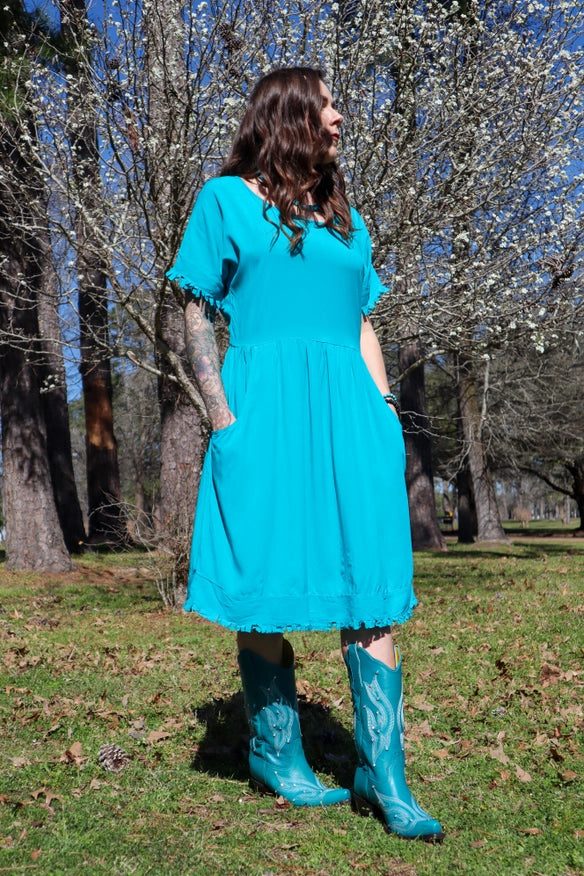 Buffalo Jill Summer Dress - Jade