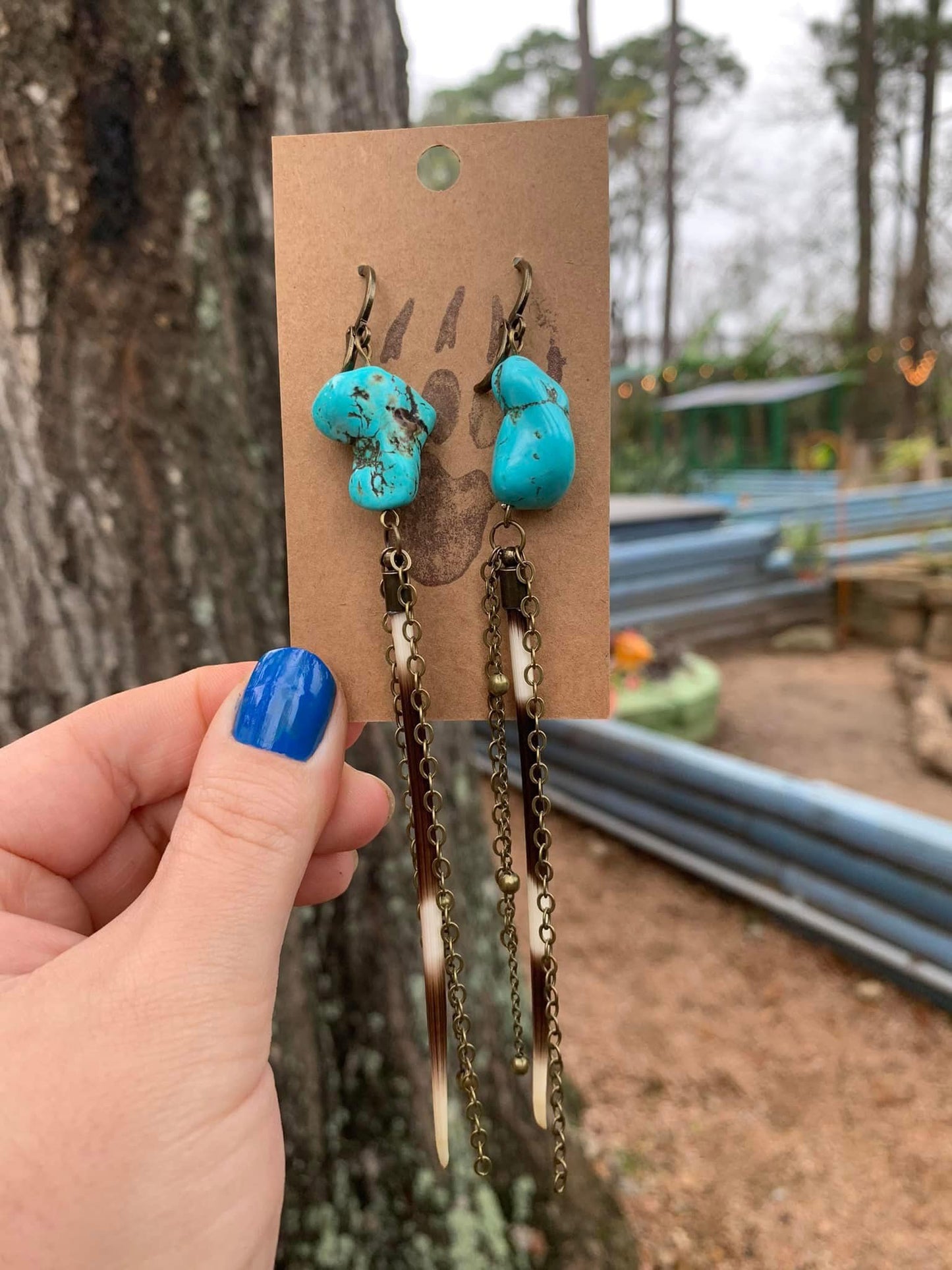 Porcupine Earrings
