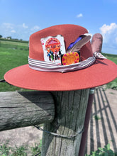 Load image into Gallery viewer, Red Sun Fedora Hat
