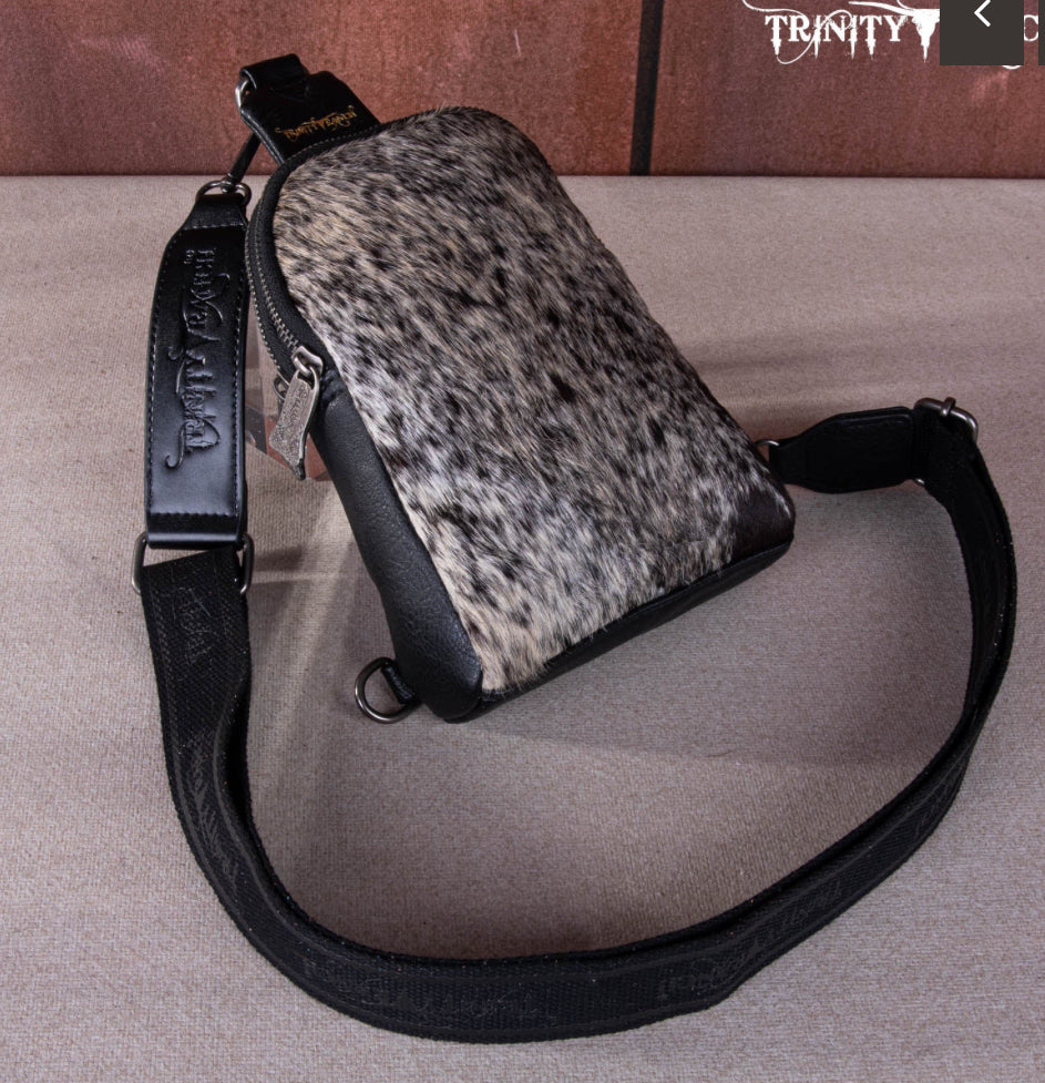 Trinity Ranch Black Sling Bag