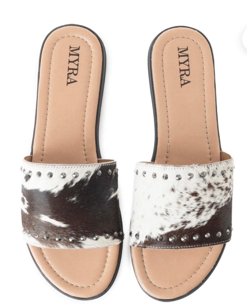 Silver Studded Flats