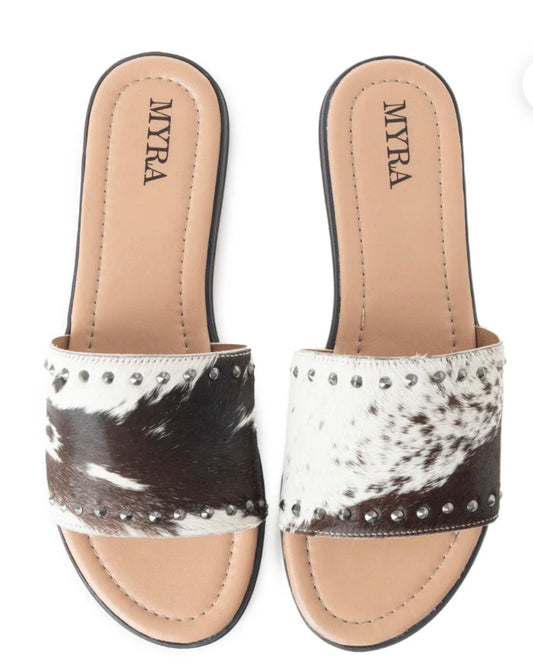 Silver Studded Flats