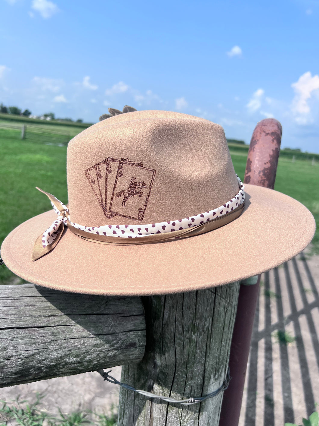 Cowboy Ace's Playing Cards Fedora Hat