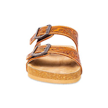 Load image into Gallery viewer, Molly Tooled Sandals
