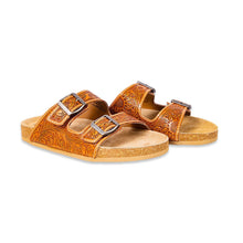 Load image into Gallery viewer, Molly Tooled Sandals
