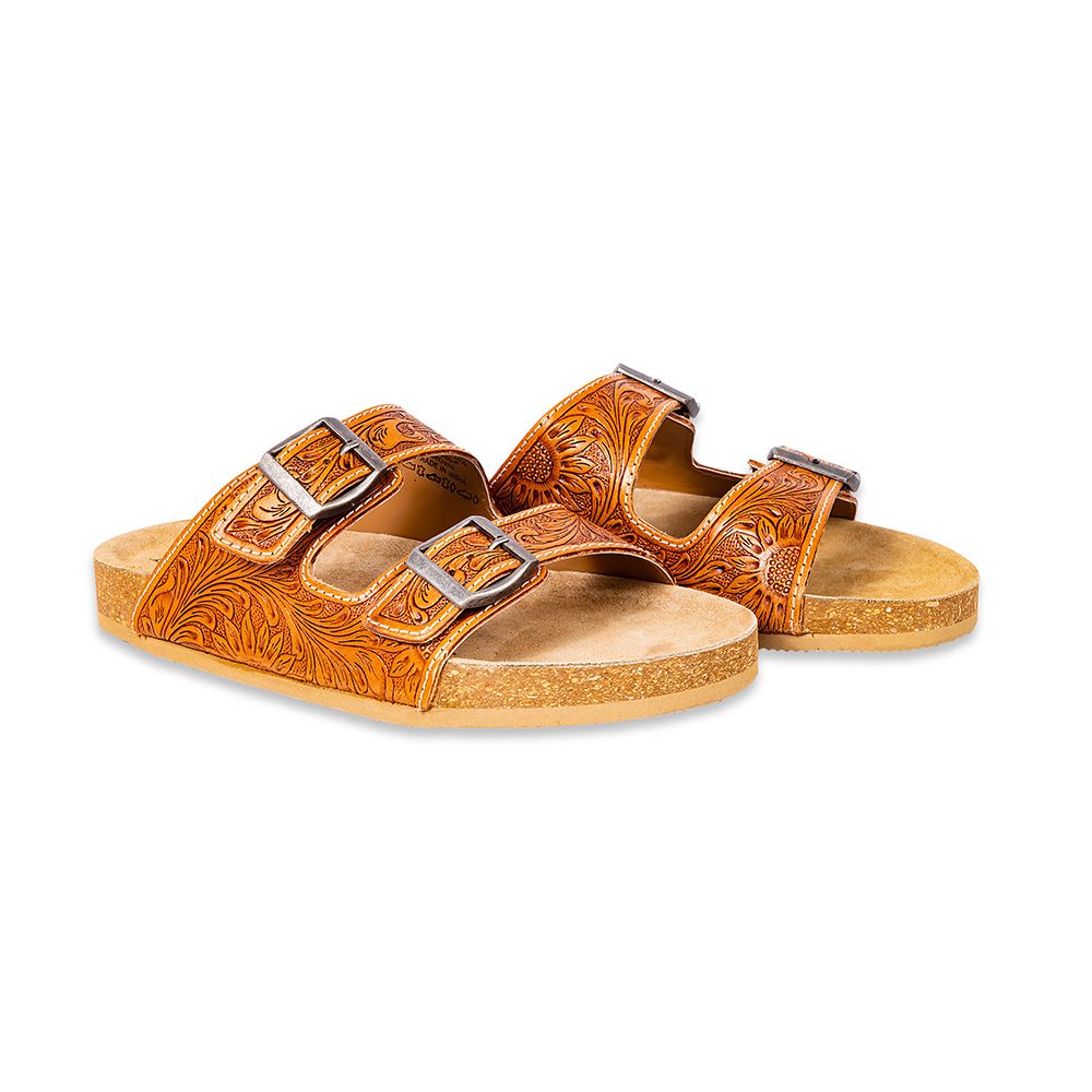 Molly Tooled Sandals