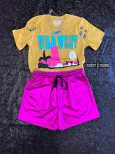 Load image into Gallery viewer, Pink Metallic Shorts
