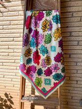 Load image into Gallery viewer, Fabulous Flower Wild Rag/ Scarf
