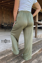 Load image into Gallery viewer, Texline Olive Trousers
