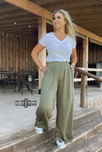 Load image into Gallery viewer, Texline Olive Trousers
