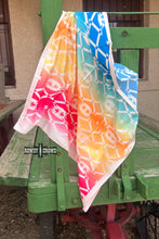 Load image into Gallery viewer, Aztec Rainbow Wild Rag/ Scarf
