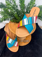 Load image into Gallery viewer, western shoes, western sandals, western casual,  western dressy, western accessories, western wholesale, western wholesale accessories, wholesale shoes, western wholesale shoes, western women&#39;s shoes, womens shoes, wholesale womens shoes, serape sandals, western serape sandals
