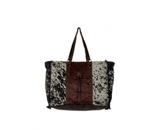 Load image into Gallery viewer, Rosalinda Cross Stitched Weekender Bag
